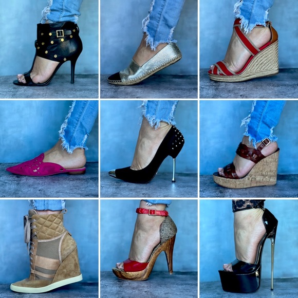 Shoes heels booties pumps sandals flats loafers - Picture 3 of 9